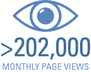 >25,000 monthly page views